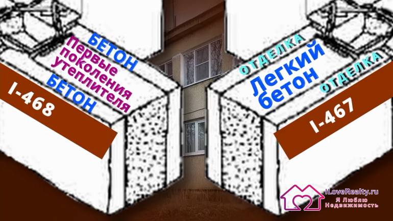 3-слойные панели. Легкий бетон или керамзитобетон. И 2 слоя отделочных.
