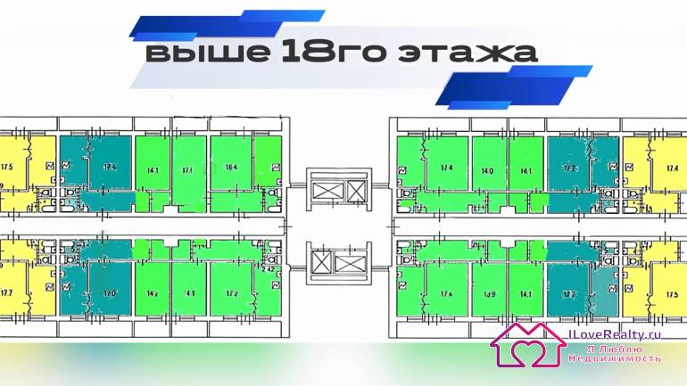 Квартирография и поэтажные планы блочных домов серии И-700 в Ясенево