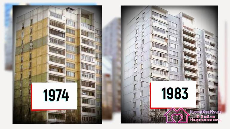 Серия блочных домов И-491-А строилась с 1974 по 1983 год